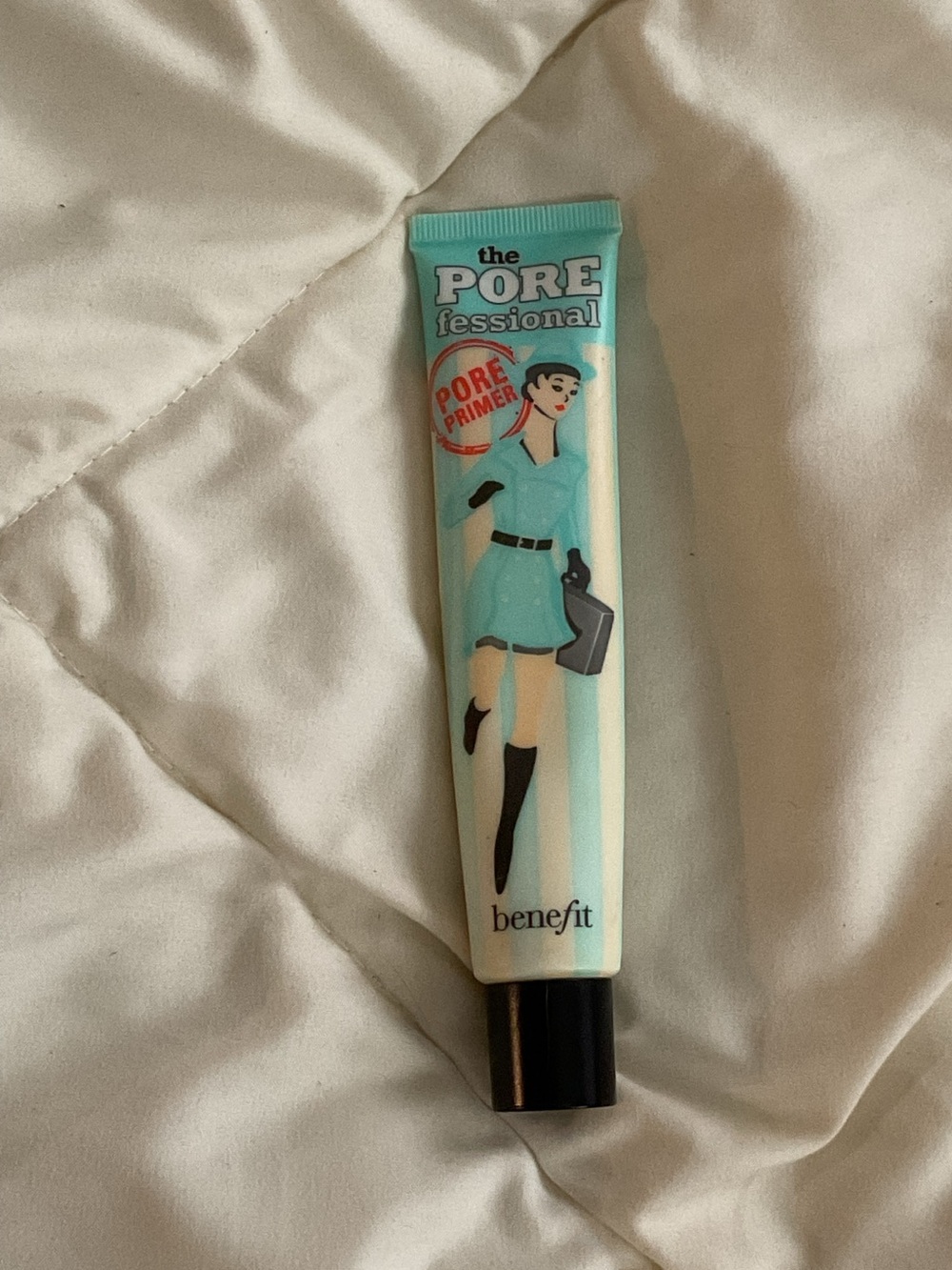 Benefit POREfessional Primer Tube in Mint Blue with Black Cap